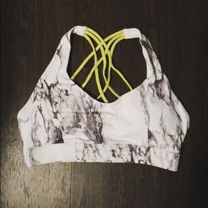Marbled Sports Bra